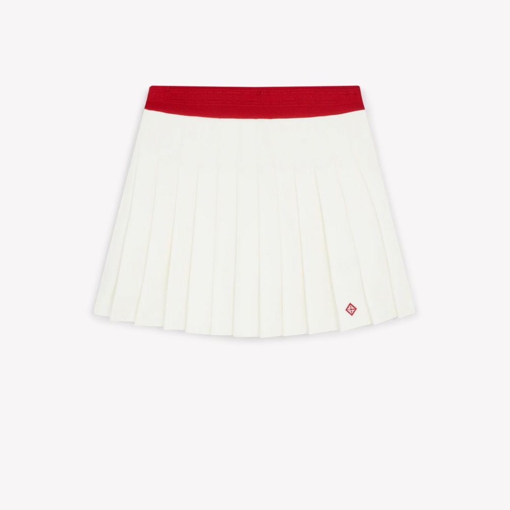 Casablanca Skirt with Red Waistband
